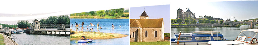 Amnagement des berges de la Seine et de l'Yonne, boucle des deux fleuves