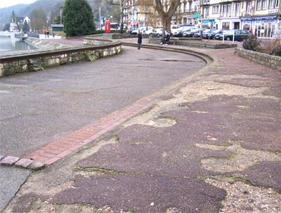 Caudebec-en-Caux, rnovation des quais de Seine