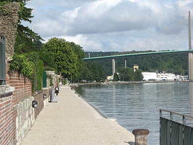 Caudebec-en-Caux, chemin de halage