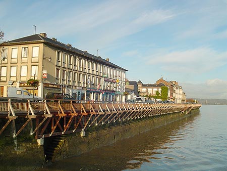 Passerelle en bois  Quillebeuf-sur-Seine